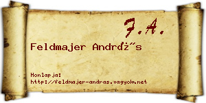 Feldmajer András névjegykártya